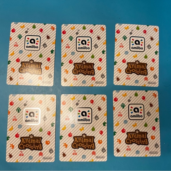 Nintendo Animal Crossingg Amiibo Cards - New Lot 2 (6 cards) - Picture 2 of 3